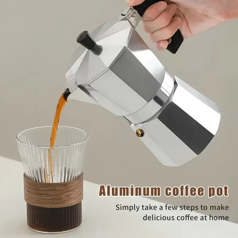 Coffee Equipment Set - Caffettiera Moka Classica in Alluminio 50-300ML