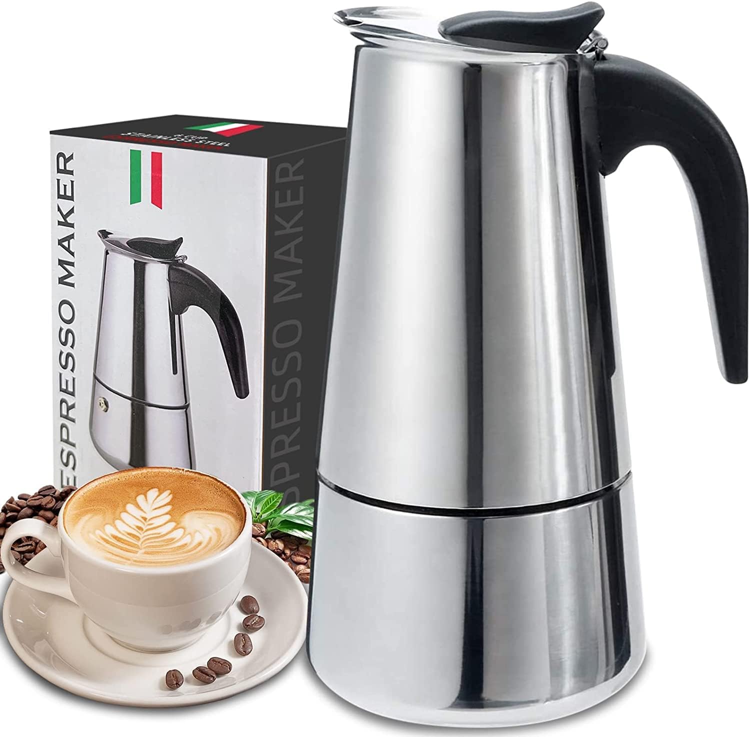 Coffee Equipment Set - 4/6/9 tazze Moka Pot Caffe Machine