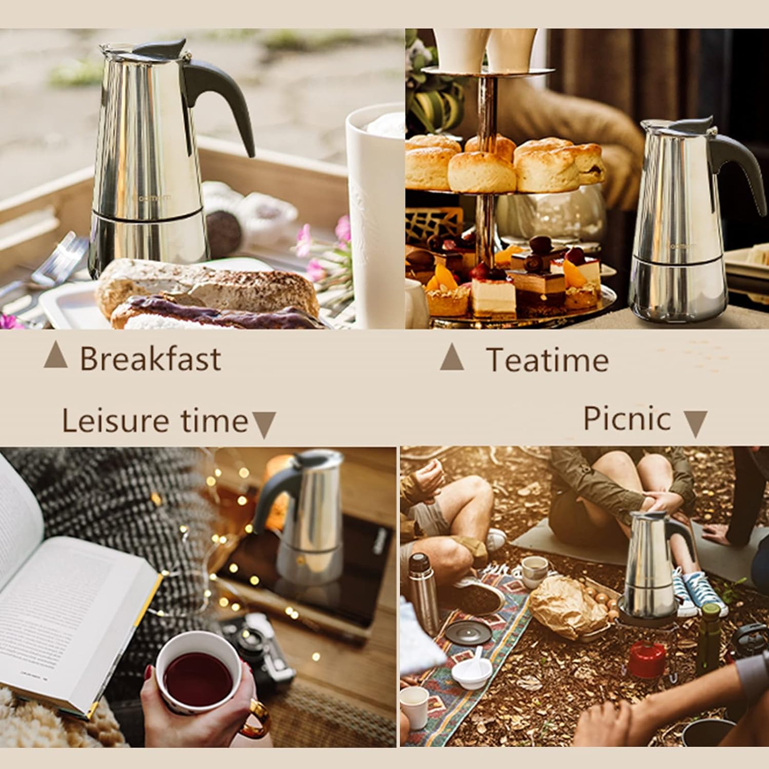 4/6/9 tazze Moka Pot Caffe Mac - Coffee Equipment Set recensione e prezzo